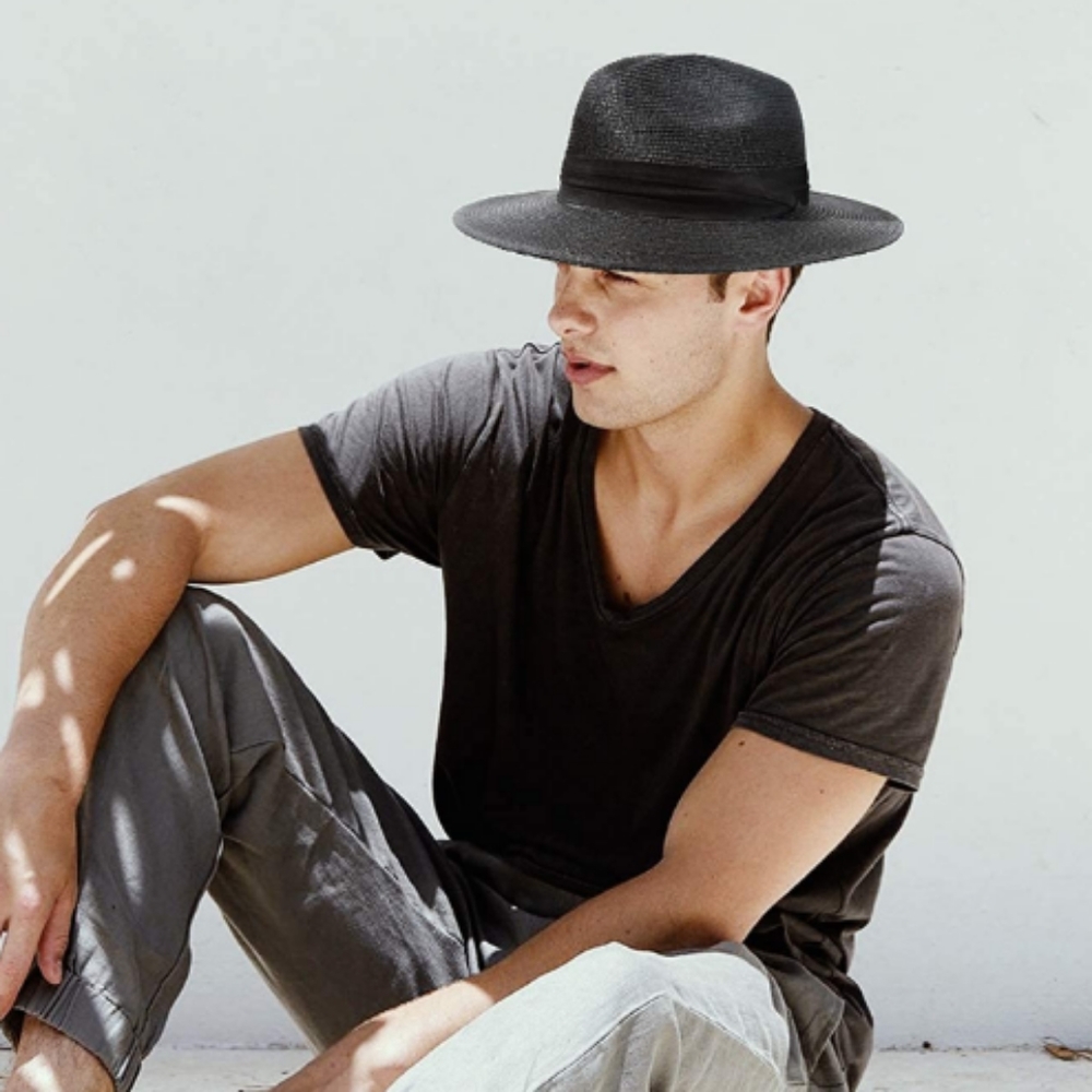 😎 Bestseller New Mens Straw Beach Hat 🏖️ - Picture 4 of 10